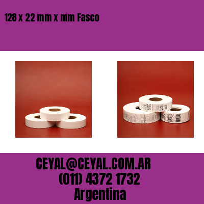 128 x 22 mm x mm Fasco