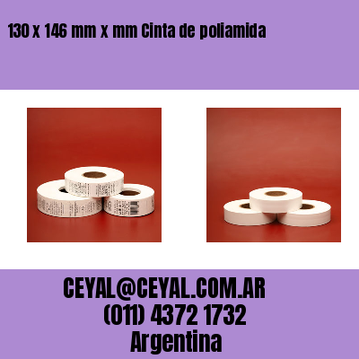 130 x 146 mm x mm Cinta de poliamida