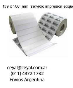 139 x 186  mm  servicio impresion etiquetas correlativas