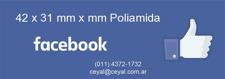 42 x 31 mm x mm Poliamida