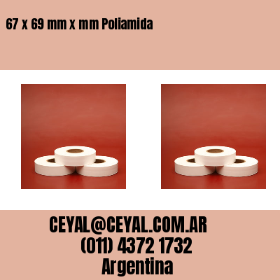 67 x 69 mm x mm Poliamida