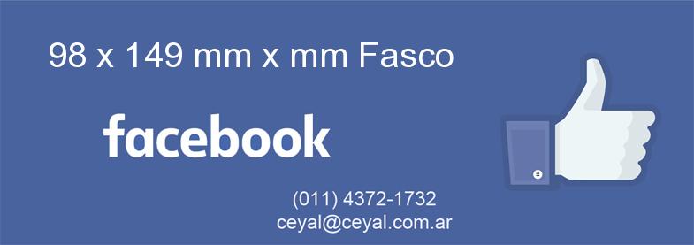 98 x 149 mm x mm Fasco