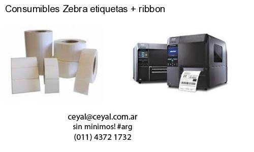 Consumibles Zebra etiquetas   ribbon