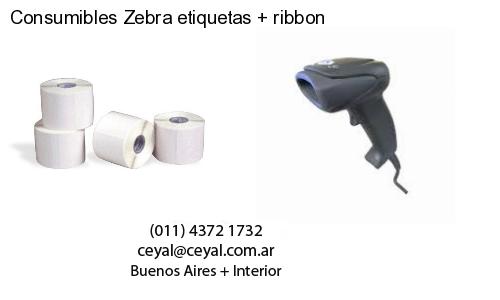 Consumibles Zebra etiquetas ribbon