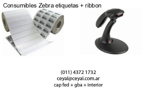 Consumibles Zebra etiquetas   ribbon