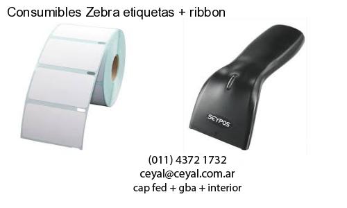 Consumibles Zebra etiquetas   ribbon