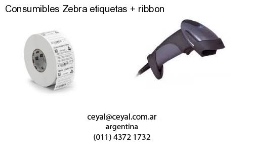 Consumibles Zebra etiquetas   ribbon