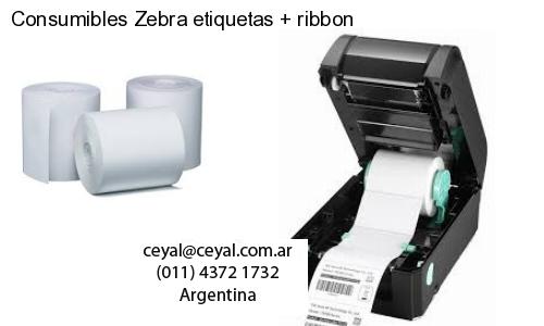 Consumibles Zebra etiquetas   ribbon