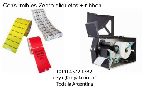 Consumibles Zebra etiquetas   ribbon