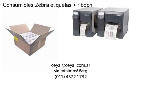 Consumibles Zebra etiquetas   ribbon