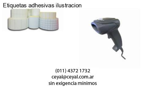 Etiquetas adhesivas ilustracion