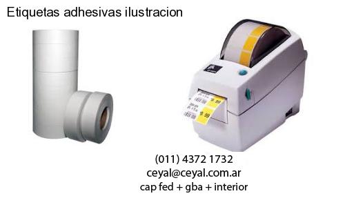 Etiquetas adhesivas ilustracion