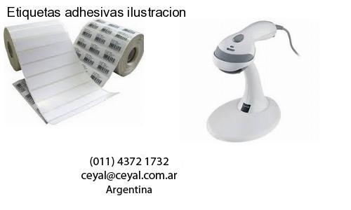 Etiquetas adhesivas ilustracion