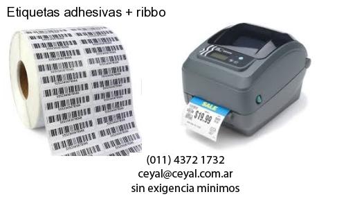 Etiquetas adhesivas   ribbo