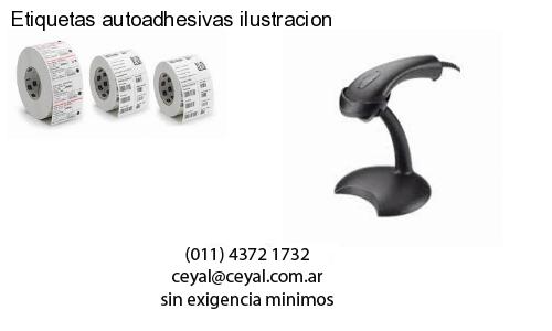 Etiquetas autoadhesivas ilustracion