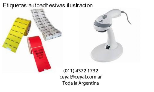 Etiquetas autoadhesivas ilustracion