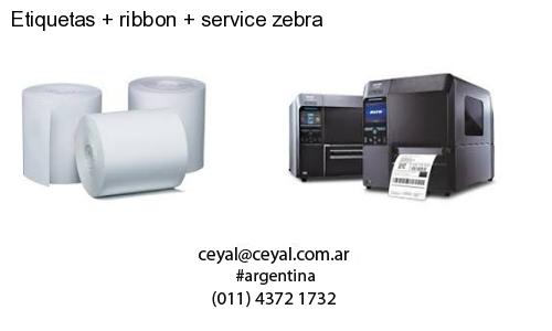 Etiquetas   ribbon   service zebra