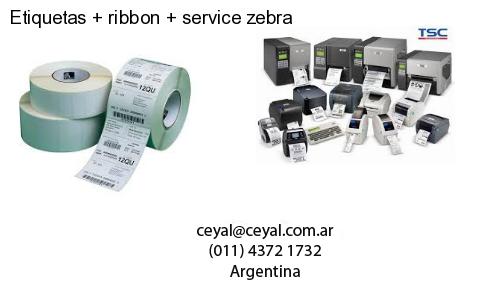 Etiquetas   ribbon   service zebra