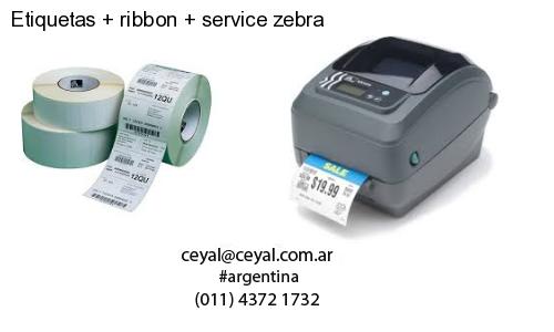 Etiquetas   ribbon   service zebra