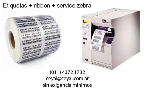 Etiquetas   ribbon   service zebra