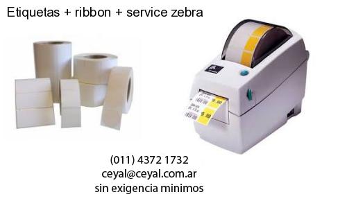 Etiquetas   ribbon   service zebra