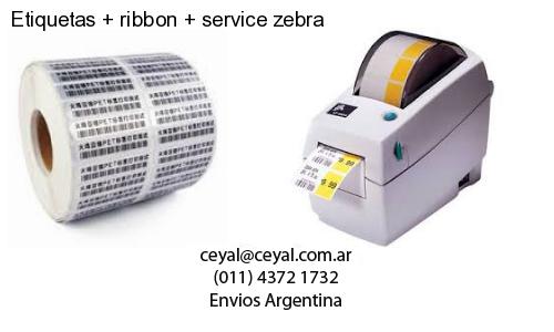 Etiquetas   ribbon   service zebra