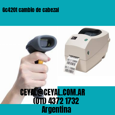 Gc420t cambio de cabezal