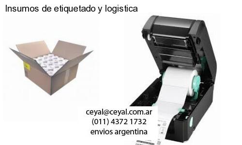 Insumos de etiquetado y logistica