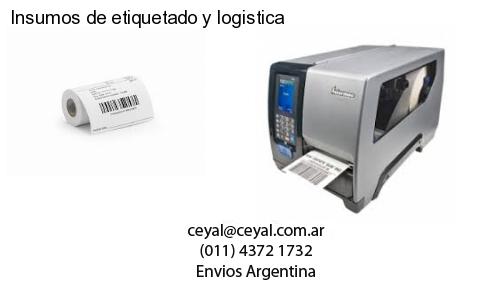 Insumos de etiquetado y logistica