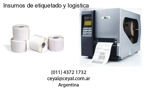 Insumos de etiquetado y logistica