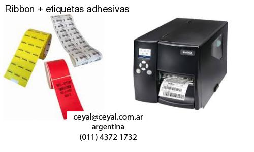 Ribbon etiquetas adhesivas