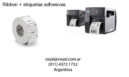 Ribbon etiquetas adhesivas