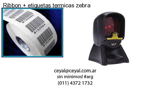 Ribbon etiquetas termicas zebra