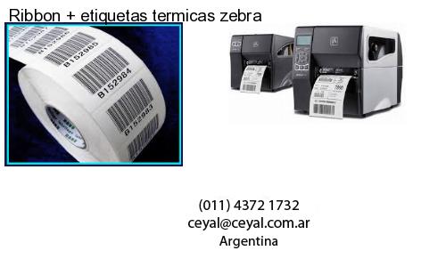 Ribbon   etiquetas termicas zebra