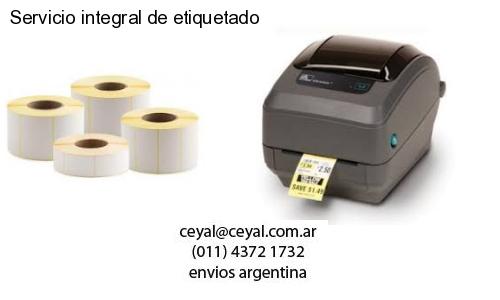 Servicio integral de etiquetado