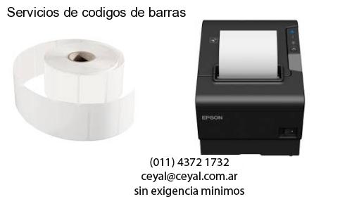 Servicios de codigos de barras