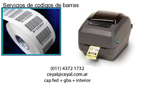 Servicios de codigos de barras