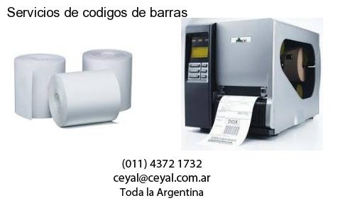 Servicios de codigos de barras