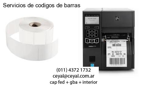 Servicios de codigos de barras