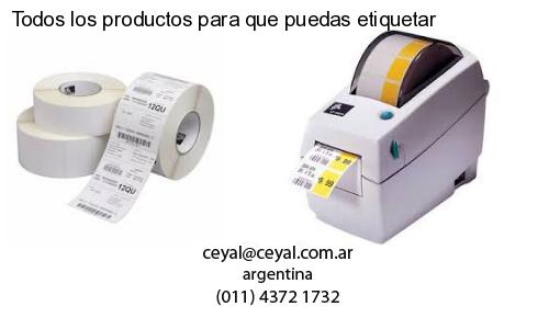 Todos los productos para que puedas etiquetar