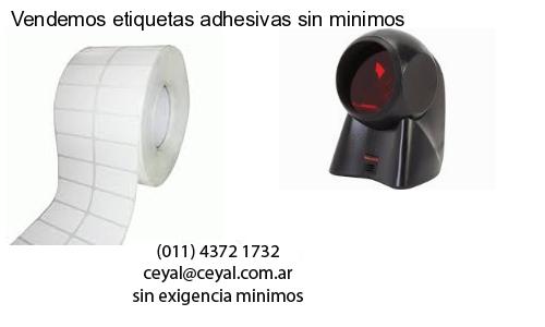 Vendemos etiquetas adhesivas sin minimos