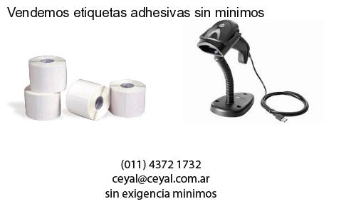 Vendemos etiquetas adhesivas sin minimos