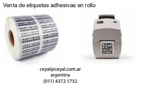 Venta de etiquetas adhesivas en rollo