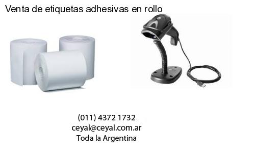 Venta de etiquetas adhesivas en rollo
