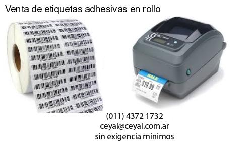 Venta de etiquetas adhesivas en rollo
