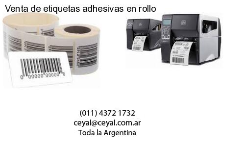 Venta de etiquetas adhesivas en rollo