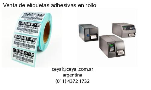 Venta de etiquetas adhesivas en rollo