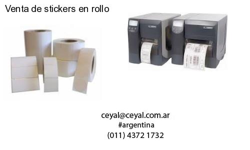 Venta de stickers en rollo