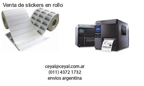 Venta de stickers en rollo