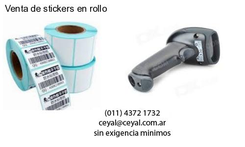 Venta de stickers en rollo